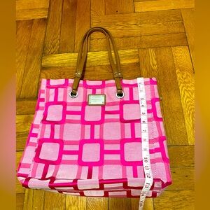 Nine West Womens Pink Tote Satchel